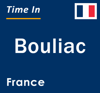 Current local time in Bouliac, France