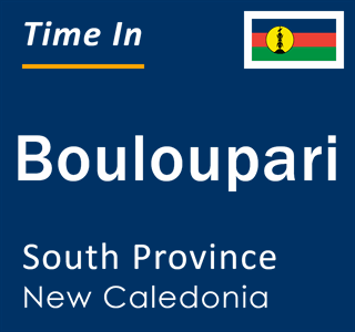 Current local time in Bouloupari, South Province, New Caledonia