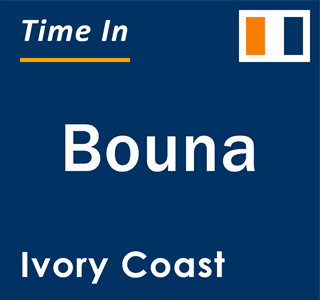 Current local time in Bouna, Ivory Coast