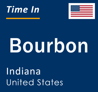 Current local time in Bourbon, Indiana, United States