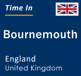 Current local time in Bournemouth, England, United Kingdom