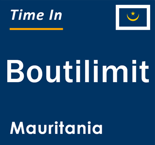 Current local time in Boutilimit, Mauritania