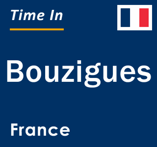 Current local time in Bouzigues, France