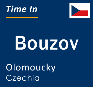 Current local time in Bouzov, Olomoucky, Czechia