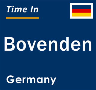 Current local time in Bovenden, Germany