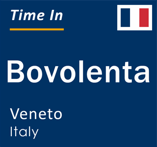 Current local time in Bovolenta, Veneto, Italy