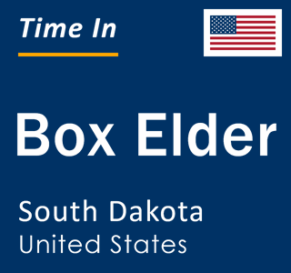 Current local time in Box Elder, South Dakota, United States