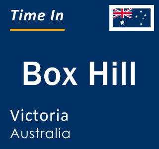 Current local time in Box Hill, Victoria, Australia