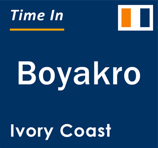 Current local time in Boyakro, Ivory Coast