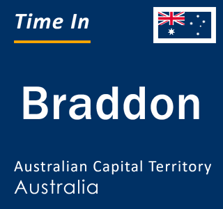 Current time in Braddon, Australian Capital Territory, Australia