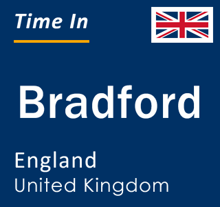 Current time in Bradford, England, United Kingdom