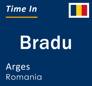 Current time in Bradu, Arges, Romania