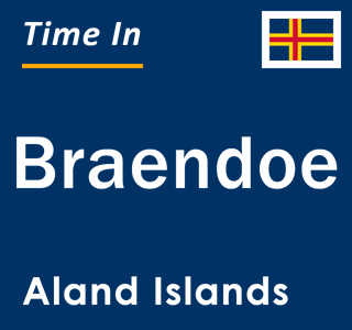 Current local time in Braendoe, Aland Islands