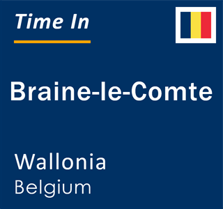 Current local time in Braine-le-Comte, Wallonia, Belgium