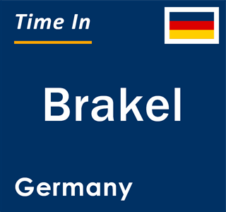 Current local time in Brakel, Germany