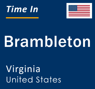 Current local time in Brambleton, Virginia, United States