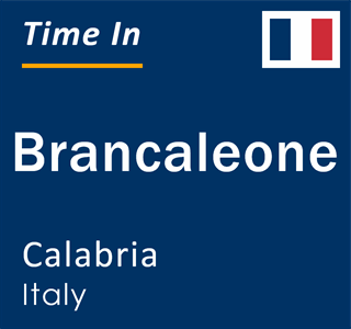 Current local time in Brancaleone, Calabria, Italy