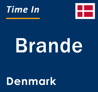 Current local time in Brande, Denmark