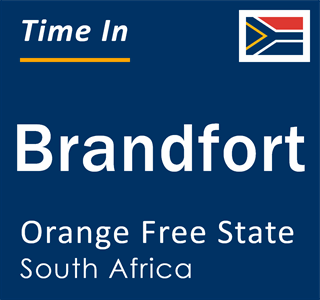 Current local time in Brandfort, Orange Free State, South Africa