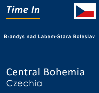 Current local time in Brandys nad Labem-Stara Boleslav, Central Bohemia, Czechia