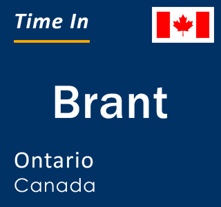Current local time in Brant, Ontario, Canada