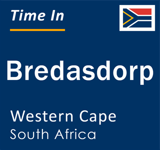 Current local time in Bredasdorp, Western Cape, South Africa