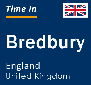 Current local time in Bredbury, England, United Kingdom