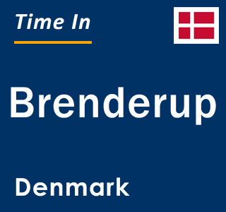 Current local time in Brenderup, Denmark