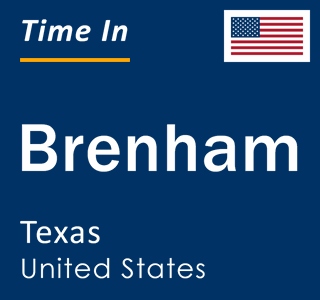 Current local time in Brenham, Texas, United States