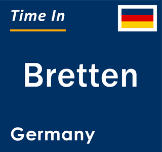 Current local time in Bretten, Germany