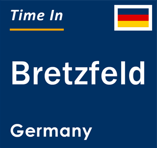 Current local time in Bretzfeld, Germany