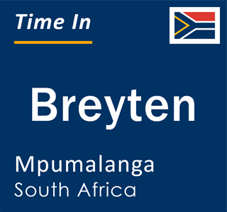 Current local time in Breyten, Mpumalanga, South Africa