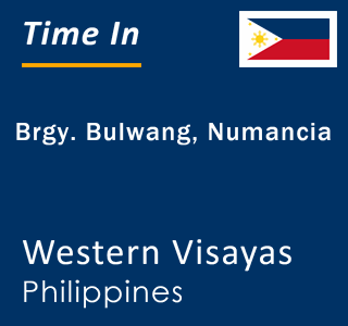 Current local time in Brgy. Bulwang, Numancia, Western Visayas, Philippines