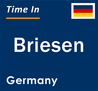 Current local time in Briesen, Germany