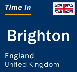 Current local time in Brighton, England, United Kingdom