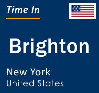 Current local time in Brighton, New York, United States
