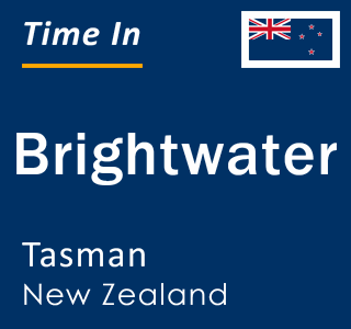 Current local time in Brightwater, Tasman, New Zealand