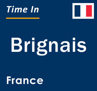 Current local time in Brignais, France