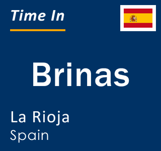 Current local time in Brinas, La Rioja, Spain