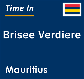 Current time in Brisee Verdiere, Mauritius