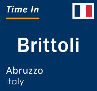 Current local time in Brittoli, Abruzzo, Italy