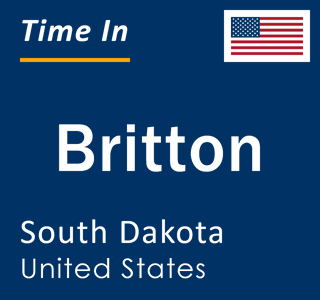 Current local time in Britton, South Dakota, United States