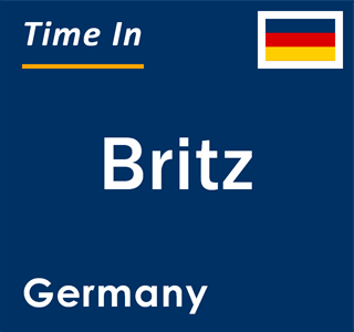 Current local time in Britz, Germany