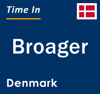 Current local time in Broager, Denmark