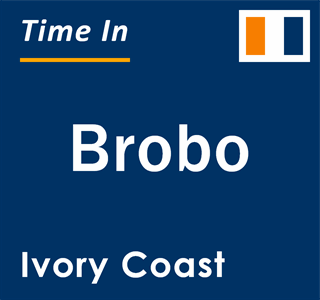 Current local time in Brobo, Ivory Coast