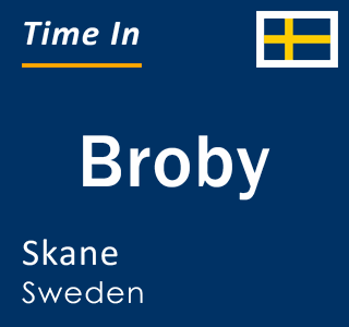 Current local time in Broby, Skane, Sweden