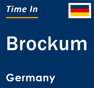 Current local time in Brockum, Germany