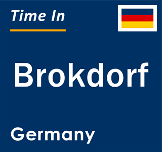 Current local time in Brokdorf, Germany