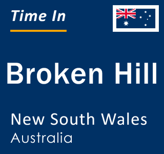 Current local time in Broken Hill, New South Wales, Australia
