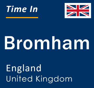 Current local time in Bromham, England, United Kingdom